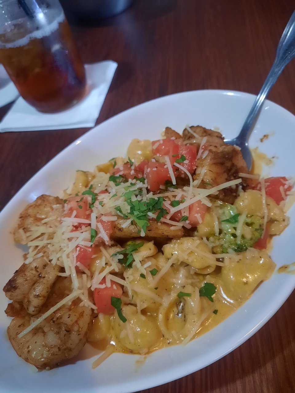 Blackened Shrimp Alfredo
